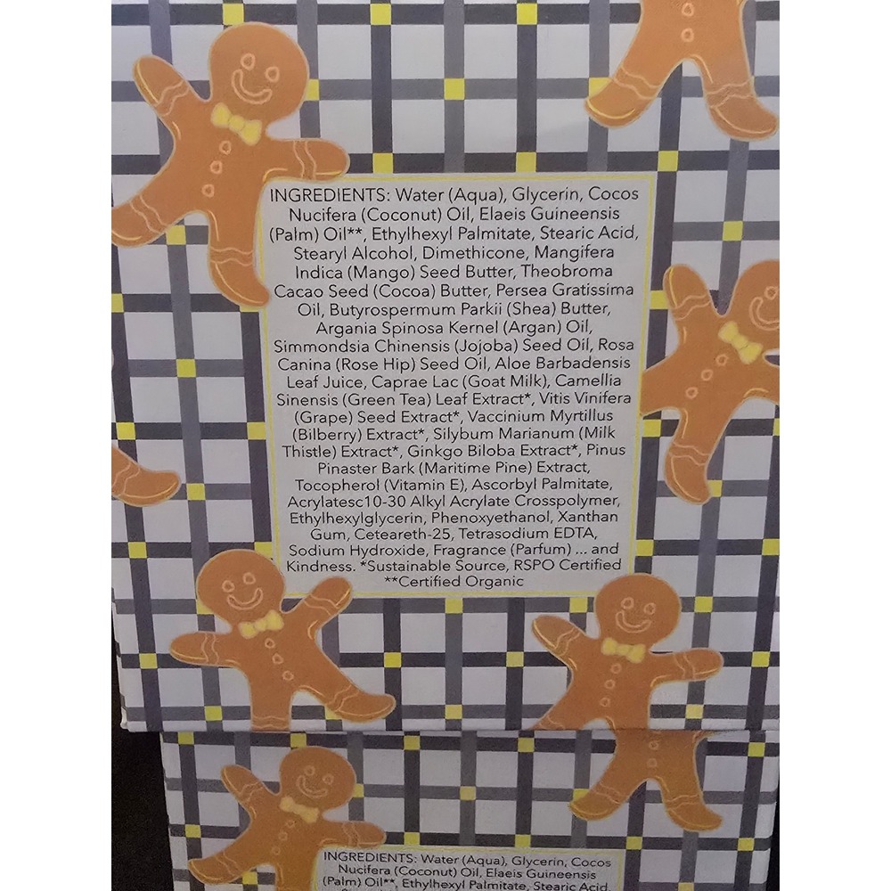 Beekman 1802 Ginger Cream Cookie Whipped Body Cream Set 2 Jars 8oz with Tin - Picture 6 of 9